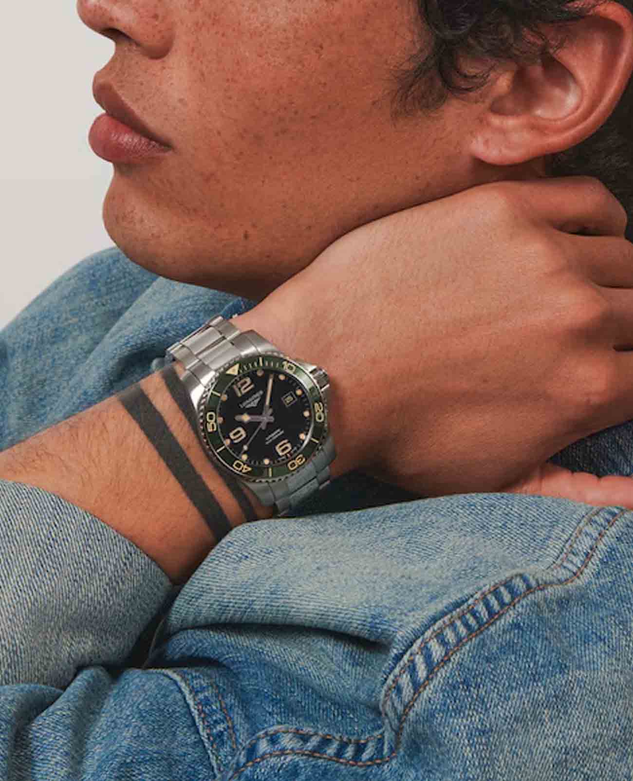 Longines Longines HydroConquest L3.781.4.05.6  - задняя крышка керамика сталь металл корпуса, швейцария часы