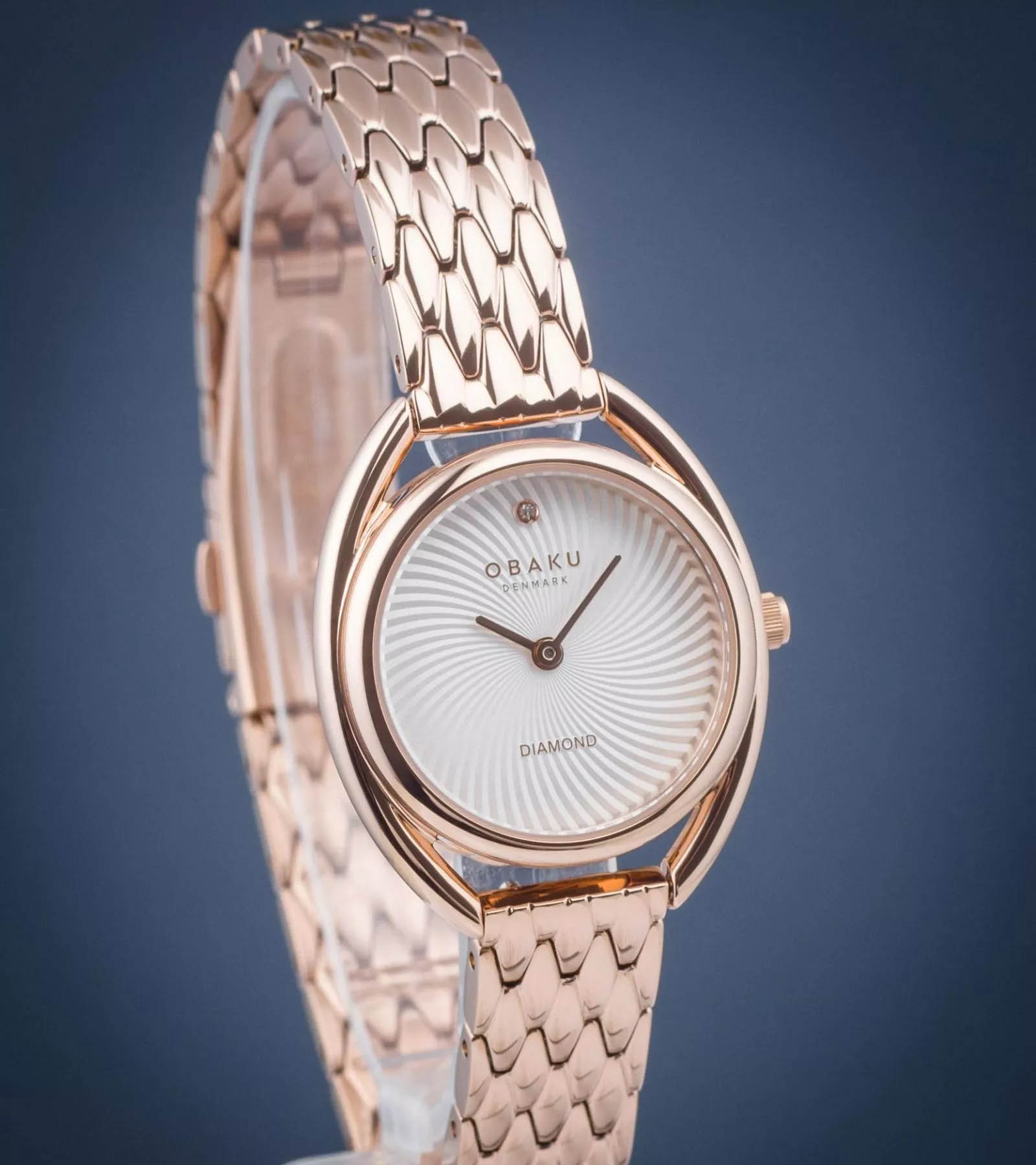 Obaku Obaku Diamond V286LXVISV женские часы белый циферблат на запястье