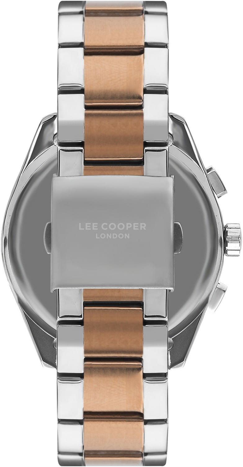 Lee Cooper Lee Cooper LC07513.550,  англия мужские часы на браслете нержавеющая сталь с ip-покрытием боковой вид