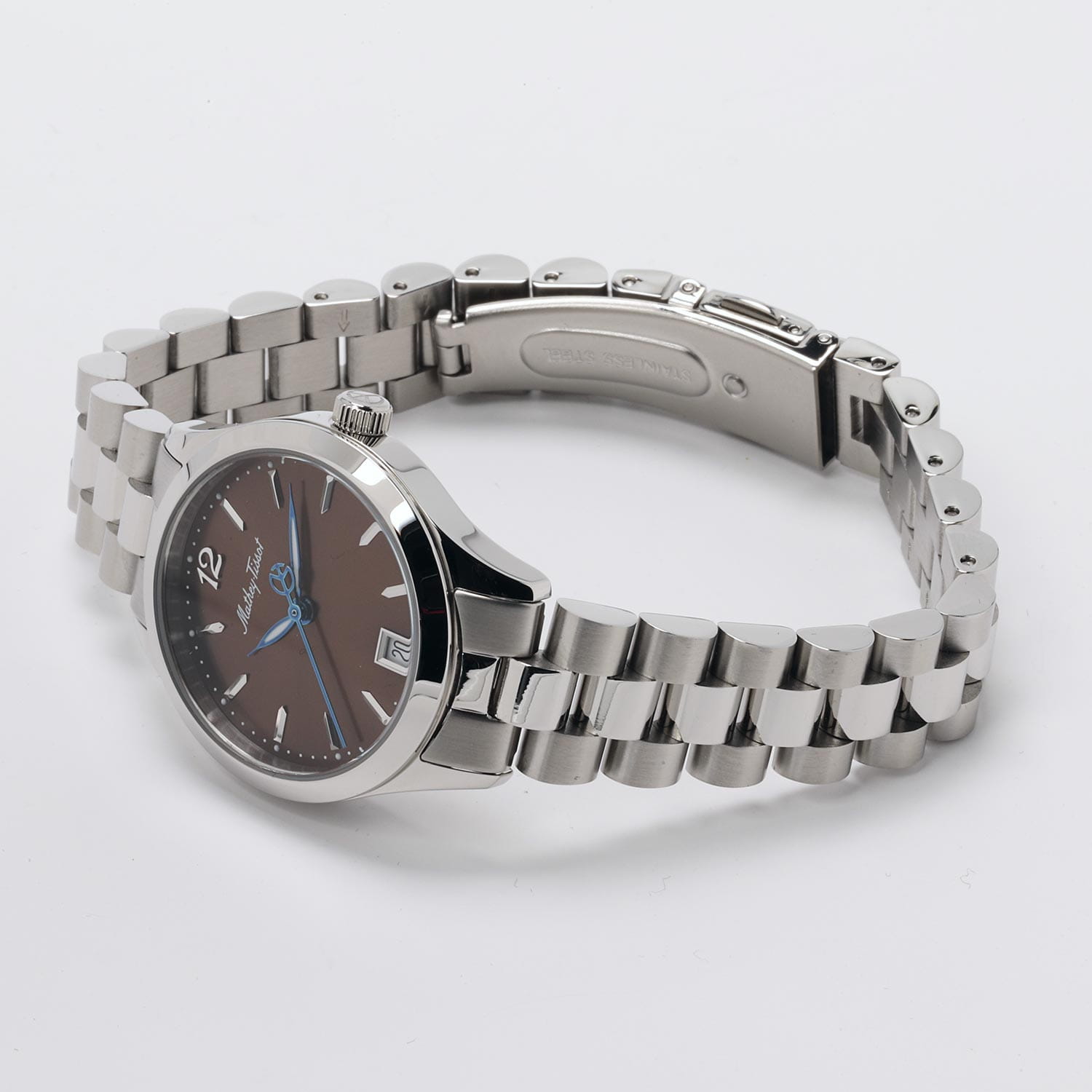 Mathey-Tissot Mathey-Tissot Urban D411MAM женские часы бордовый циферблат на запястье