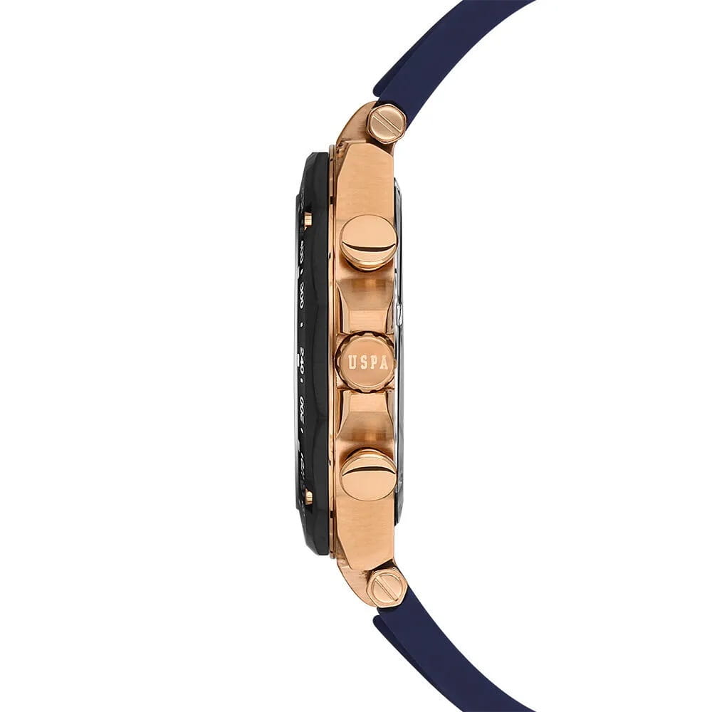 U.S. Polo Assn. U.S. Polo Assn. Crossing USPA1076-04 , наручные мужские часы фото под углом