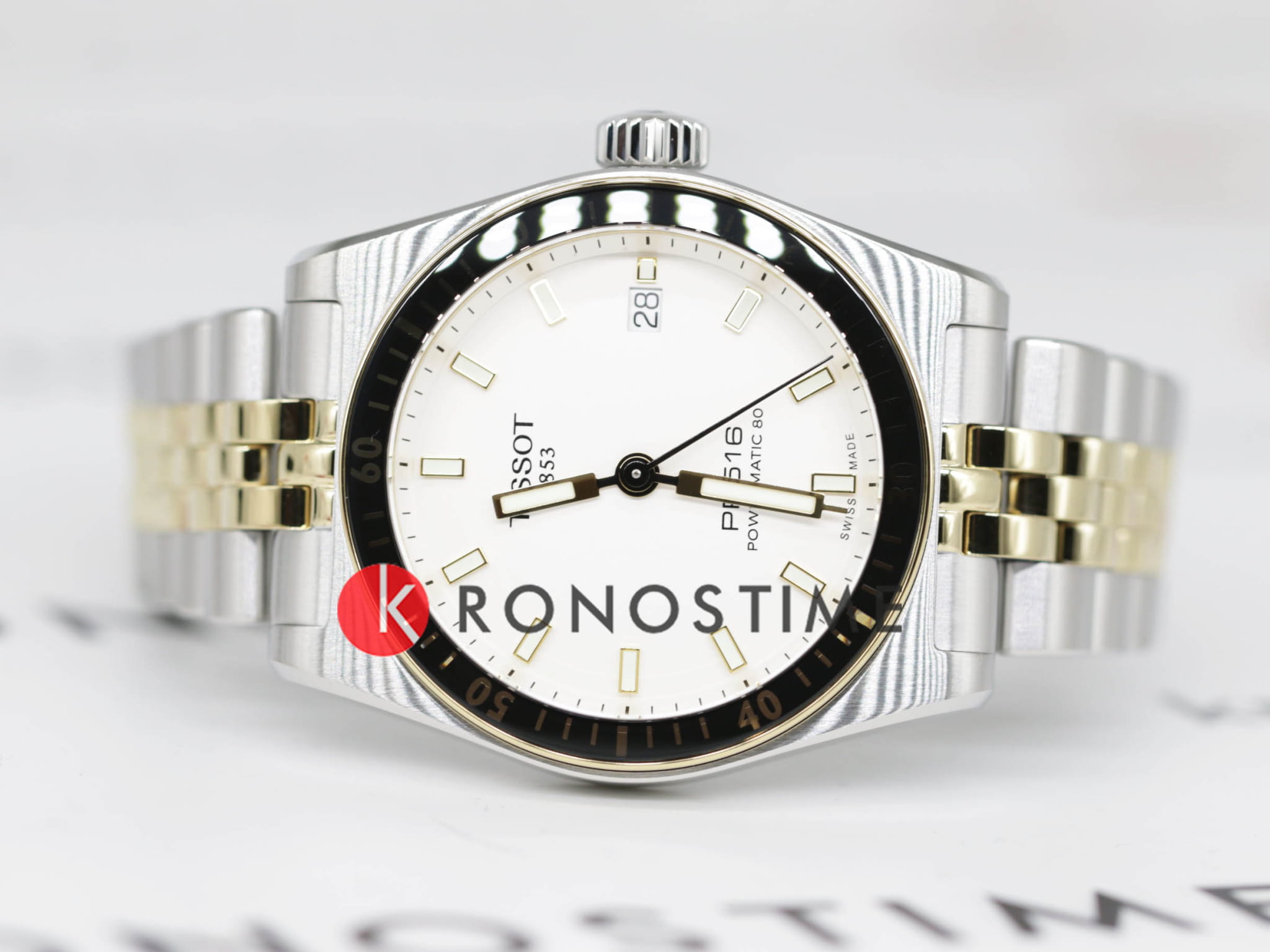 Tissot Tissot Powermatic PR516 80 T149.407.22.011.00 мужские часы шампань циферблат на запястье