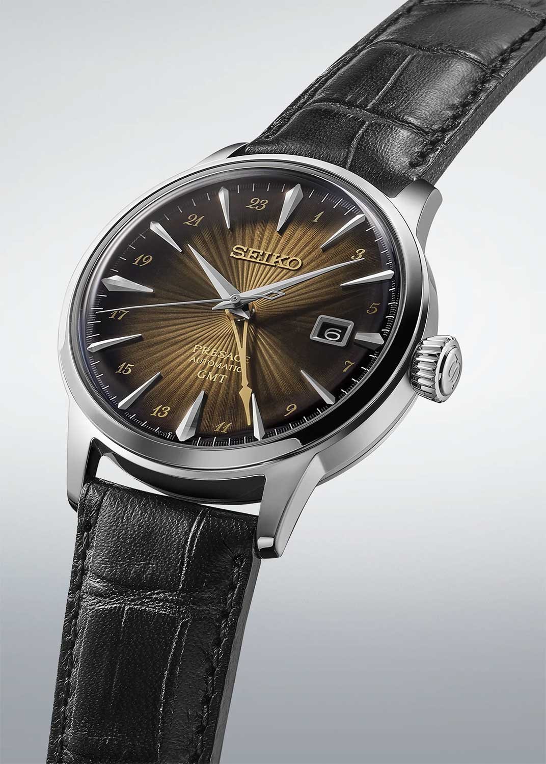 Оригинальные часы Seiko Seiko Presage Cocktail Time SSK039 механические калибр механизма 4r34 общий вид