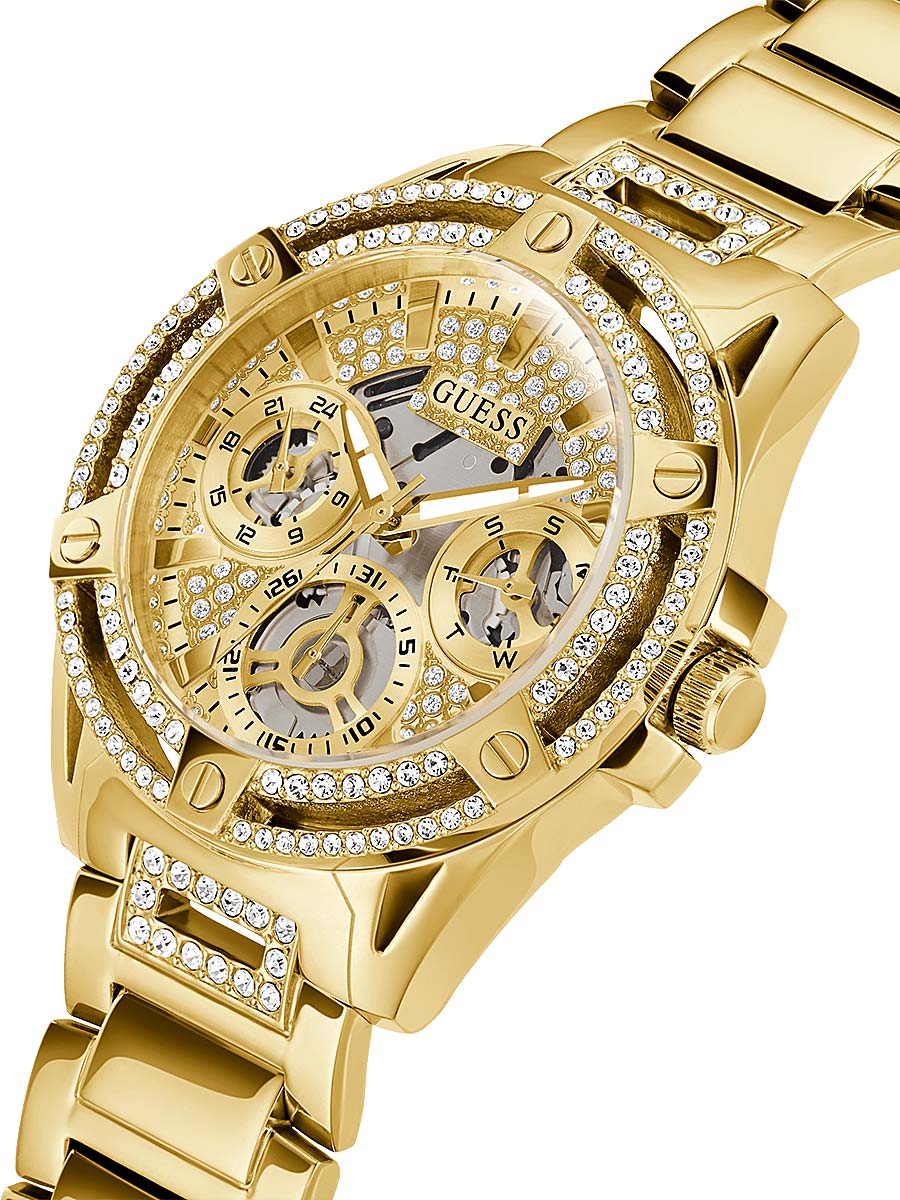 Guess Guess Queen GW0464L2,  сша женские часы на браслете сталь c pvd покрытием боковой вид