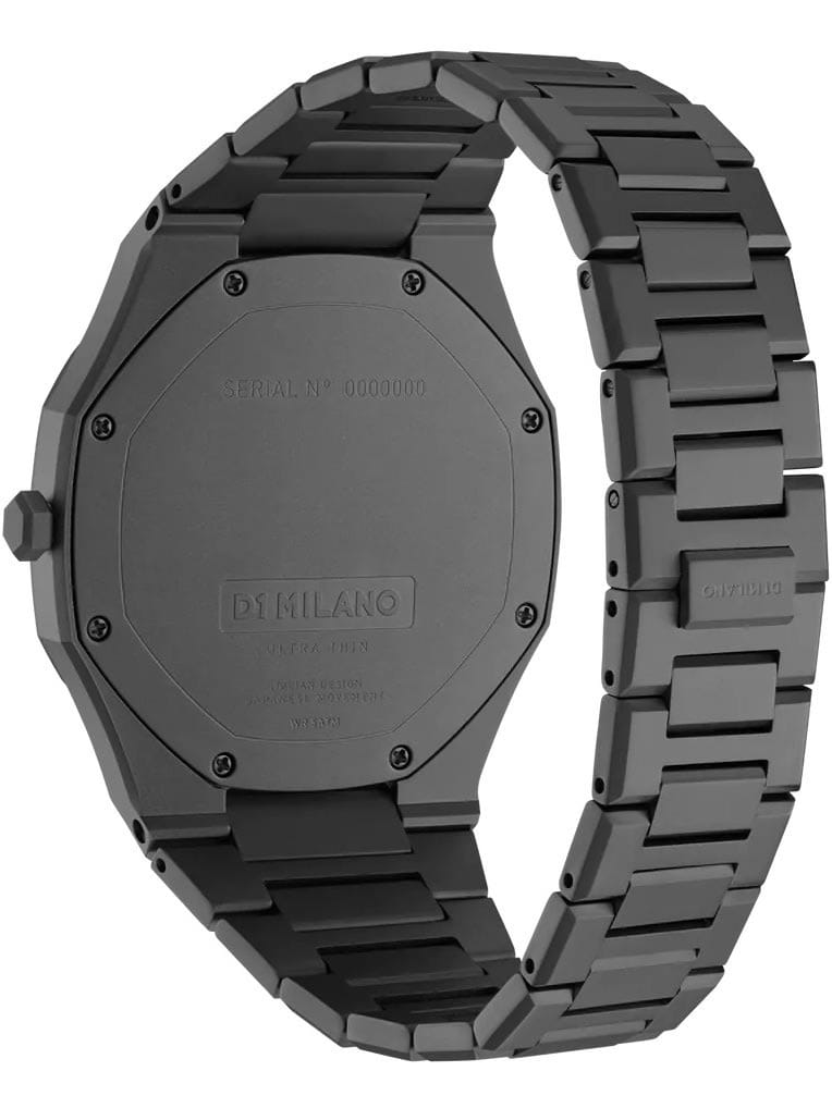 D1 Milano D1 Milano Ultra Thin UTBJ22,  италия мужские часы на браслете нержавеющая сталь с pvd-покрытием боковой вид