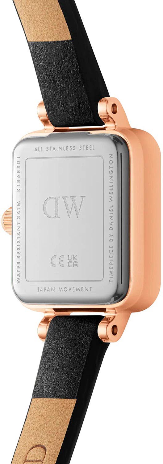 Daniel Wellington Daniel Wellington Quadro Mini Sheffield Rose Gold DW00100728 , наручные женские часы фото под углом