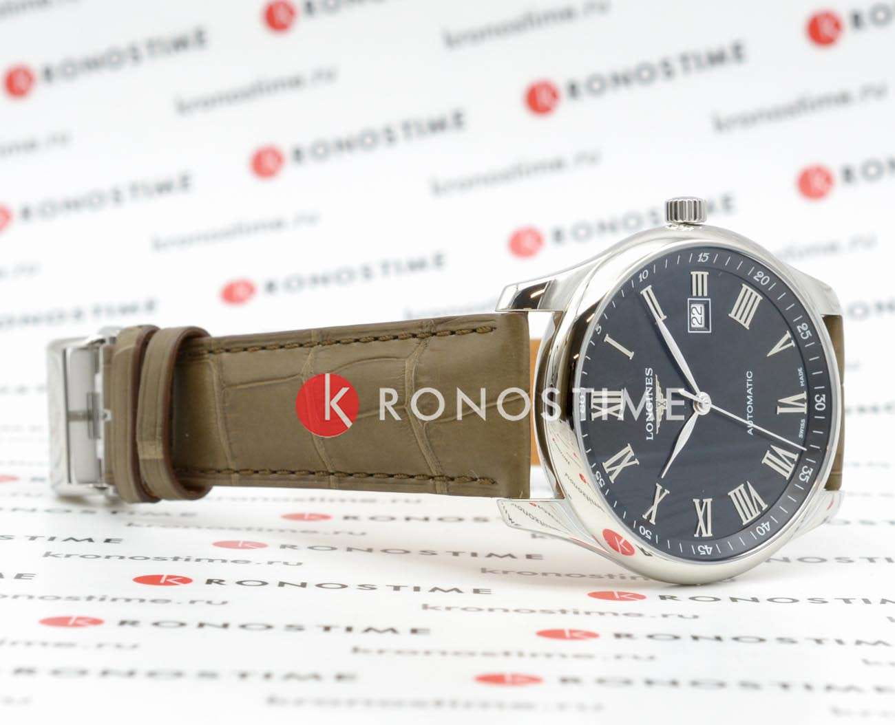 Longines Longines Master Collection L2.893.4.59.2 мужские часы черный циферблат на запястье