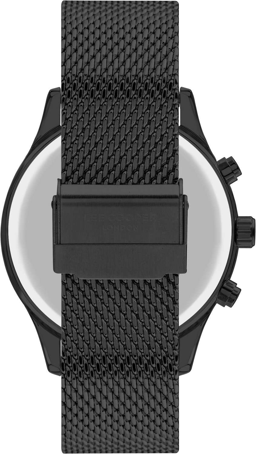 Lee Cooper Lee Cooper LC07519.690,  англия мужские часы на браслете нержавеющая сталь с ip-покрытием боковой вид