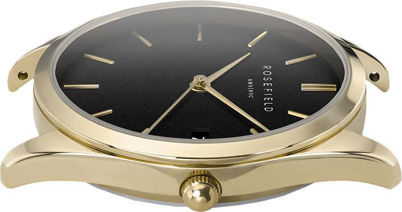 Rosefield Rosefield The Ace ACBKG-A13 женские часы черный циферблат на запястье