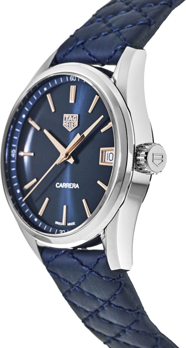 TAG Heuer TAG Heuer Carrera Lady WBK1312.FC8259 женские часы синий циферблат на запястье