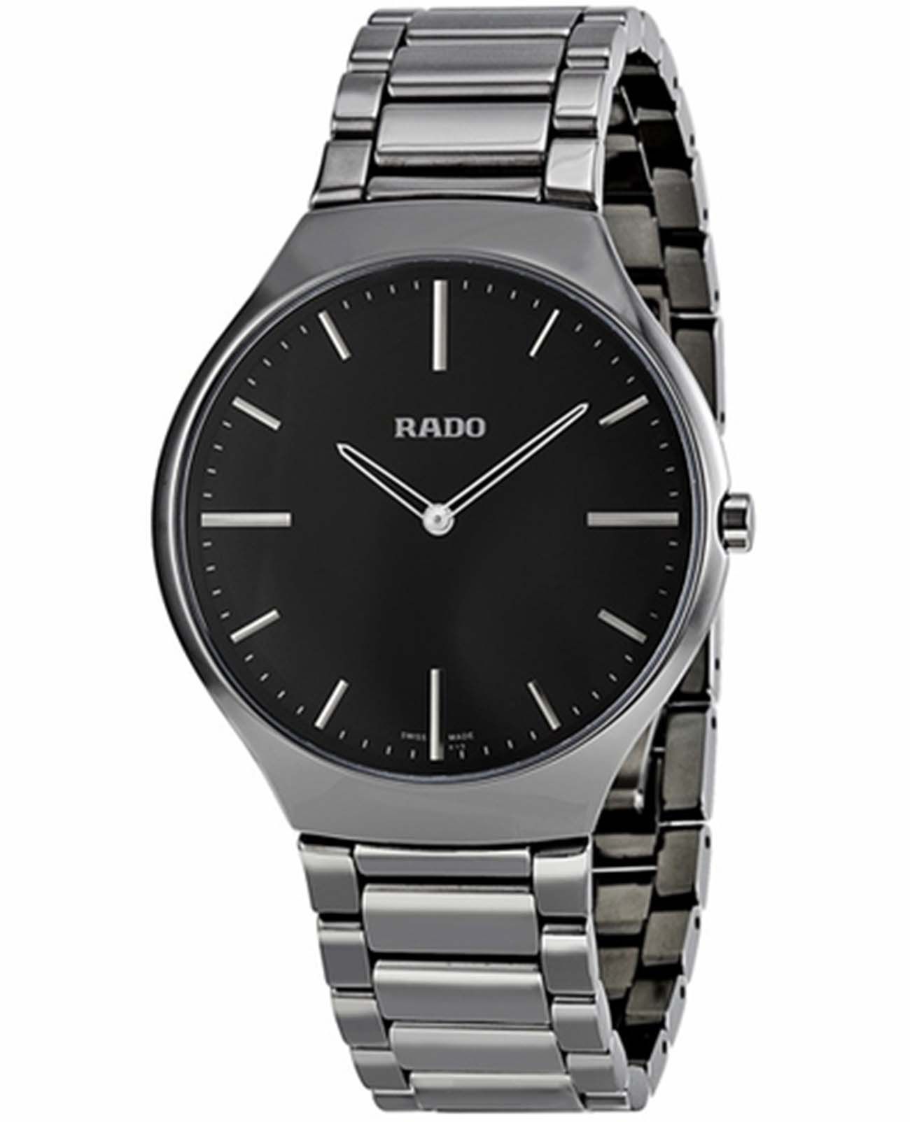 Rado Rado True Thinline R27955152 мужские часы черный циферблат на запястье