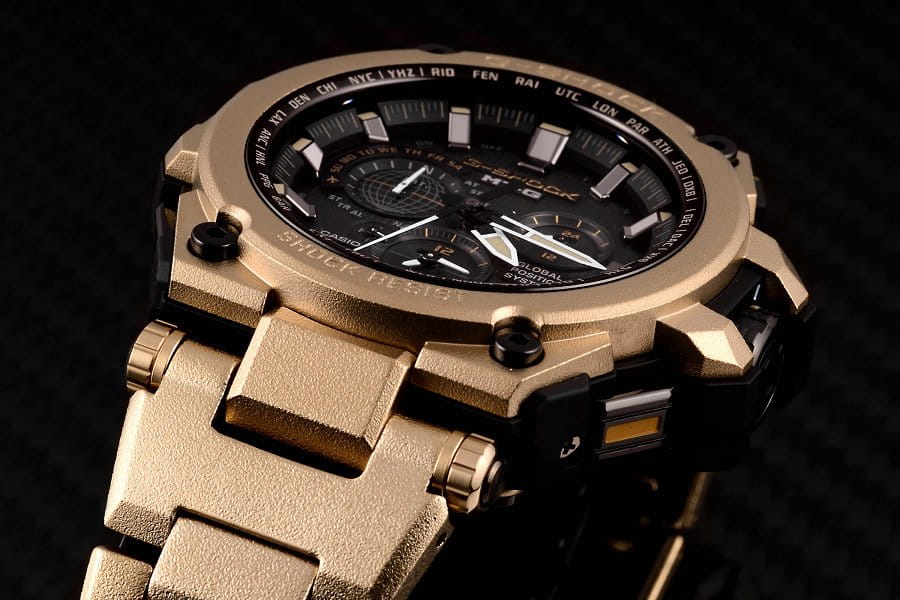 Casio Casio G-Shock Premium MTG-G1000RG-1A MTG, наручные мужские часы фото под углом