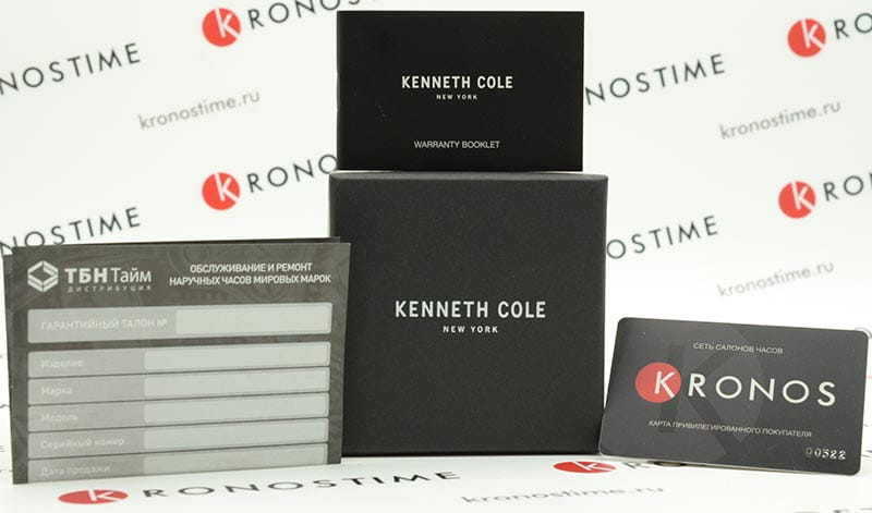 Kenneth Cole Kenneth Cole KC14946012 мужские часы красный циферблат на запястье