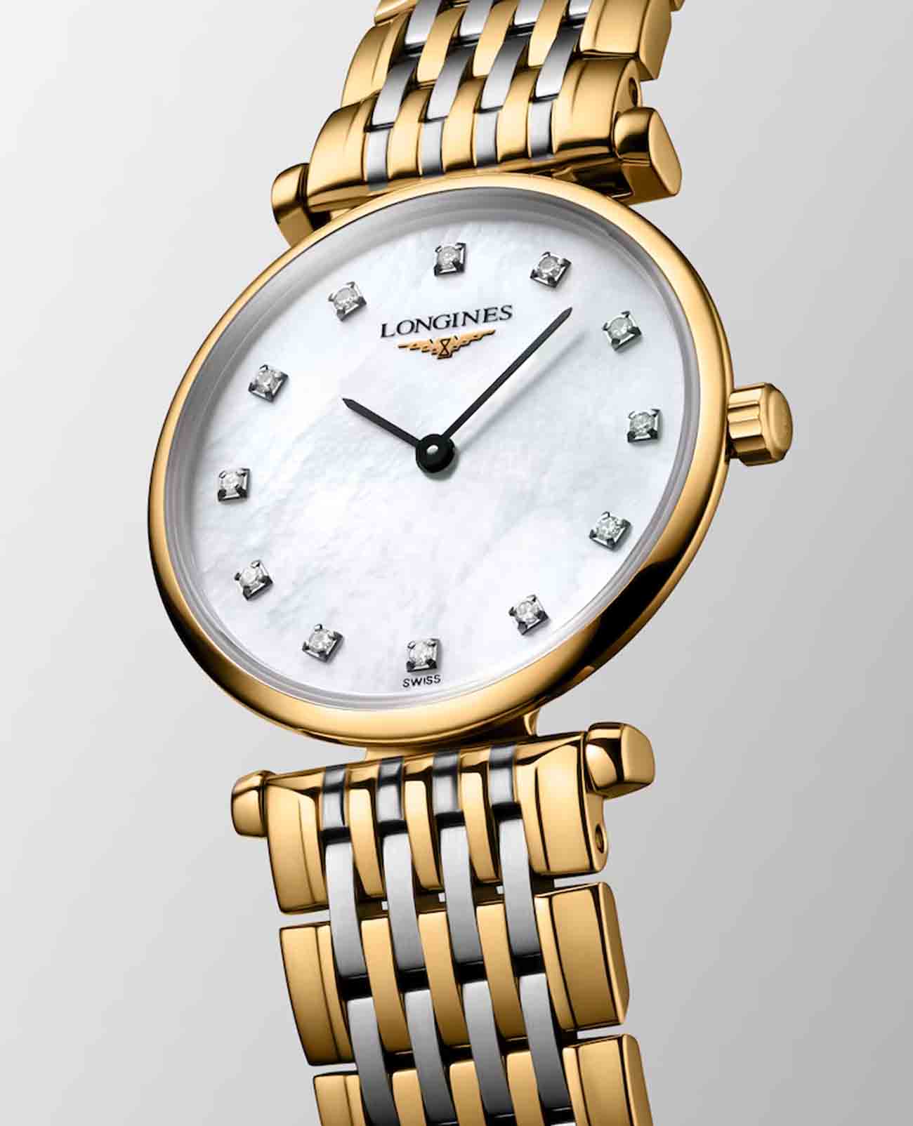 Longines Longines La Grande Classique L4.209.2.87.7, la grande classique швейцария женские часы на браслете сталь c pvd покрытием боковой вид