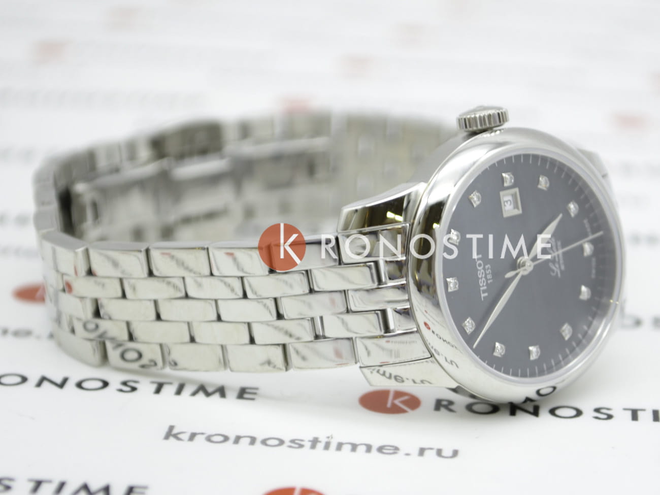 Tissot Tissot Le Locle Automatic Lady T006.207.11.126.00 механические женские часы часы крупный план перламутровый циферблата