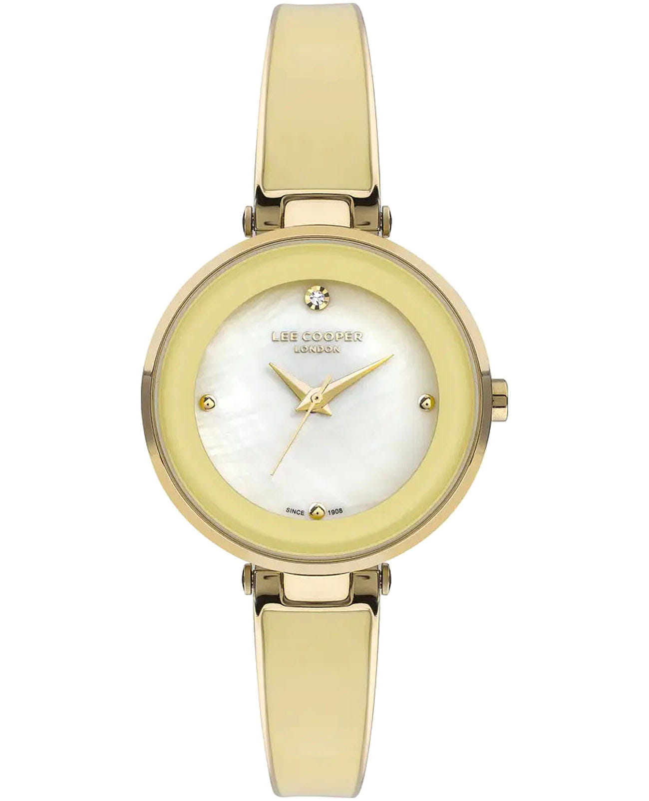 Lee Cooper Lee Cooper LC07412.110  LC07412.110 кварцевые женские часы  циферблат, браслет нержавеющая сталь с ip-покрытием — вид спереди