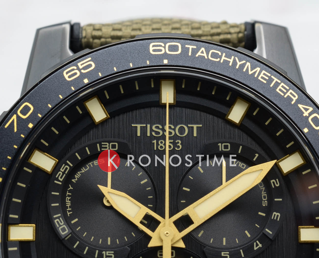 Tissot Tissot SuperSport Chrono T125.617.37.051.01, t-sport швейцария мужские часы на браслете кожа + каучук боковой вид
