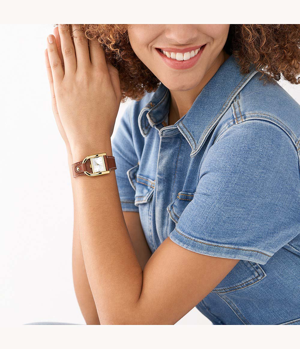 Fossil Fossil Harwell ES5264 , наручные женские часы фото под углом