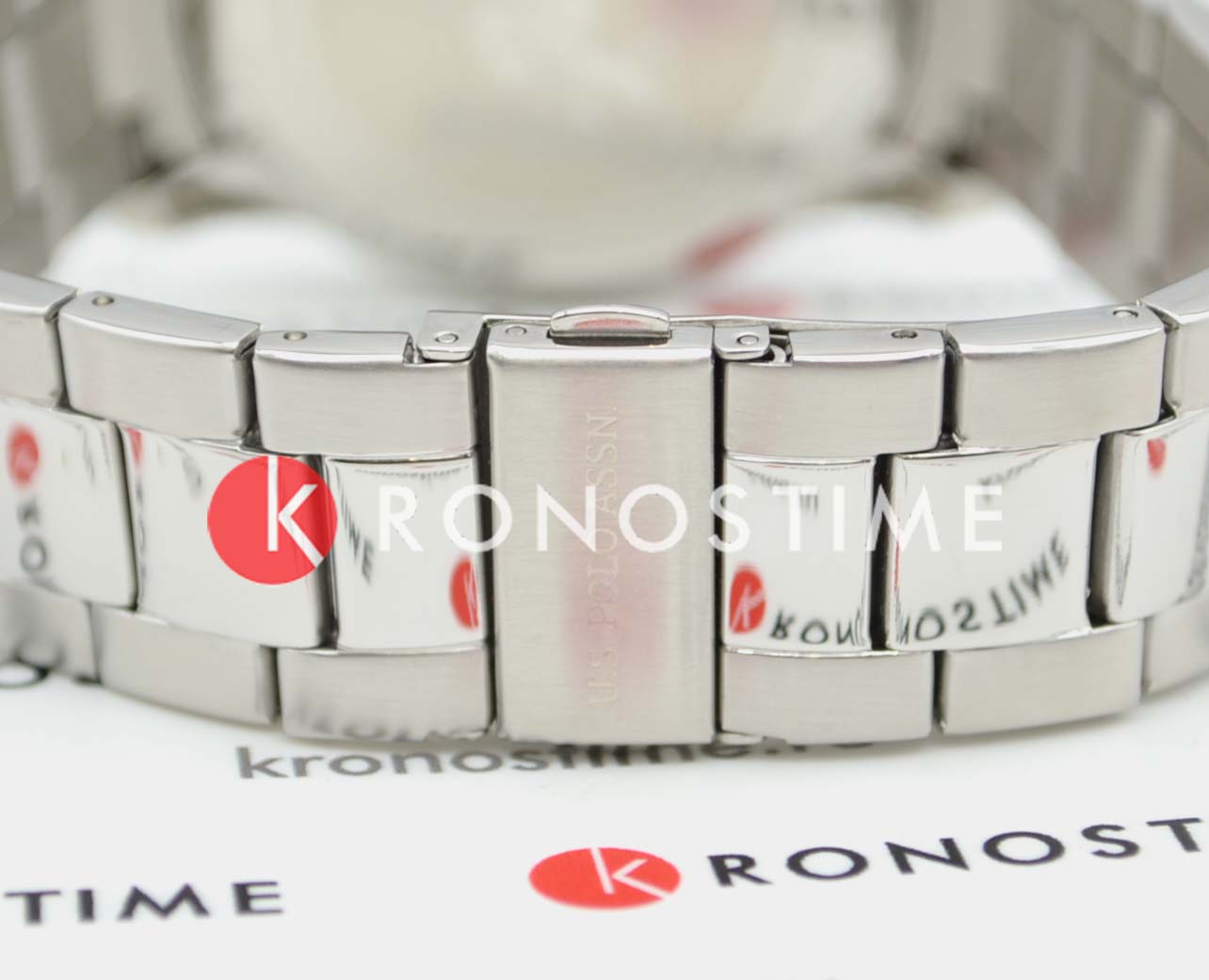 U.S. Polo Assn. U.S. Polo Assn. Crossing USPA1010-03  - задняя крышка металл сталь корпуса, сша часы