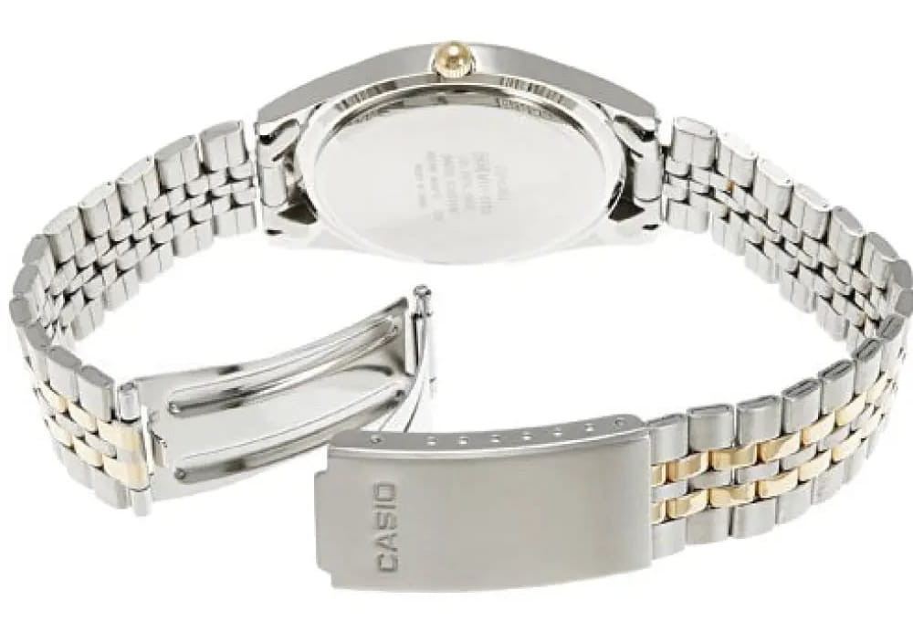 Casio Casio Collection MTP-1129G-7B кварцевые мужские часы часы крупный план белый циферблата