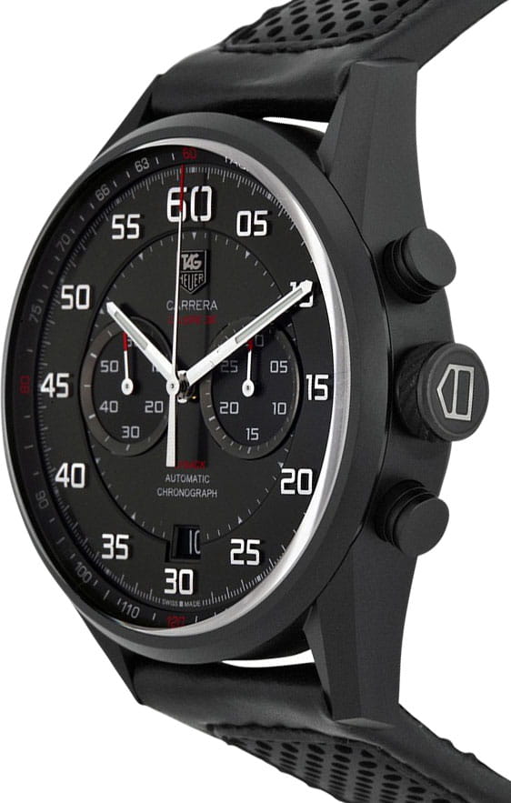 TAG Heuer TAG Heuer Carrera CAR2B80.FC6325 механические мужские часы часы крупный план черный циферблата