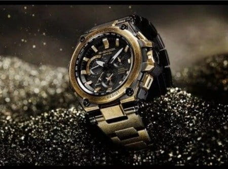 Casio Casio G-Shock Premium MTG-G1000RG-1A мужские часы черный циферблат на запястье
