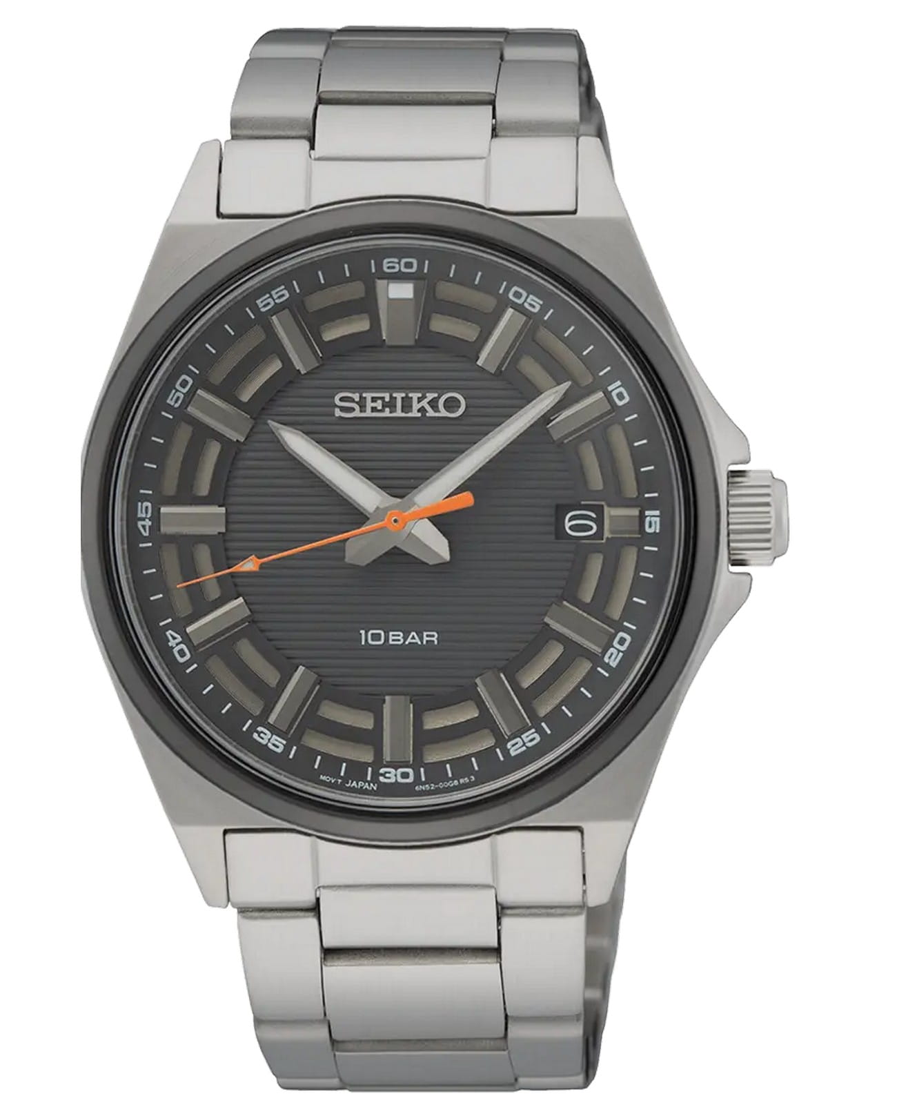 Seiko Seiko Conceptual Series Sports SUR507P1  SUR507P1 кварцевые мужские часы серый циферблат, браслет нержавеющая сталь — вид спереди