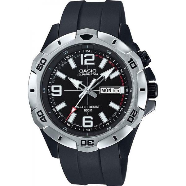 Casio Casio MTD MTD-1082-1A, mtd япония мужские часы на браслете силикон боковой вид