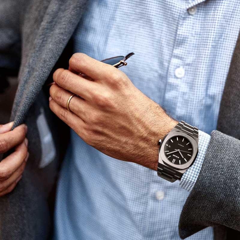 D1 Milano D1 Milano Automatico ATBJ02  - задняя крышка металл сталь корпуса, италия часы