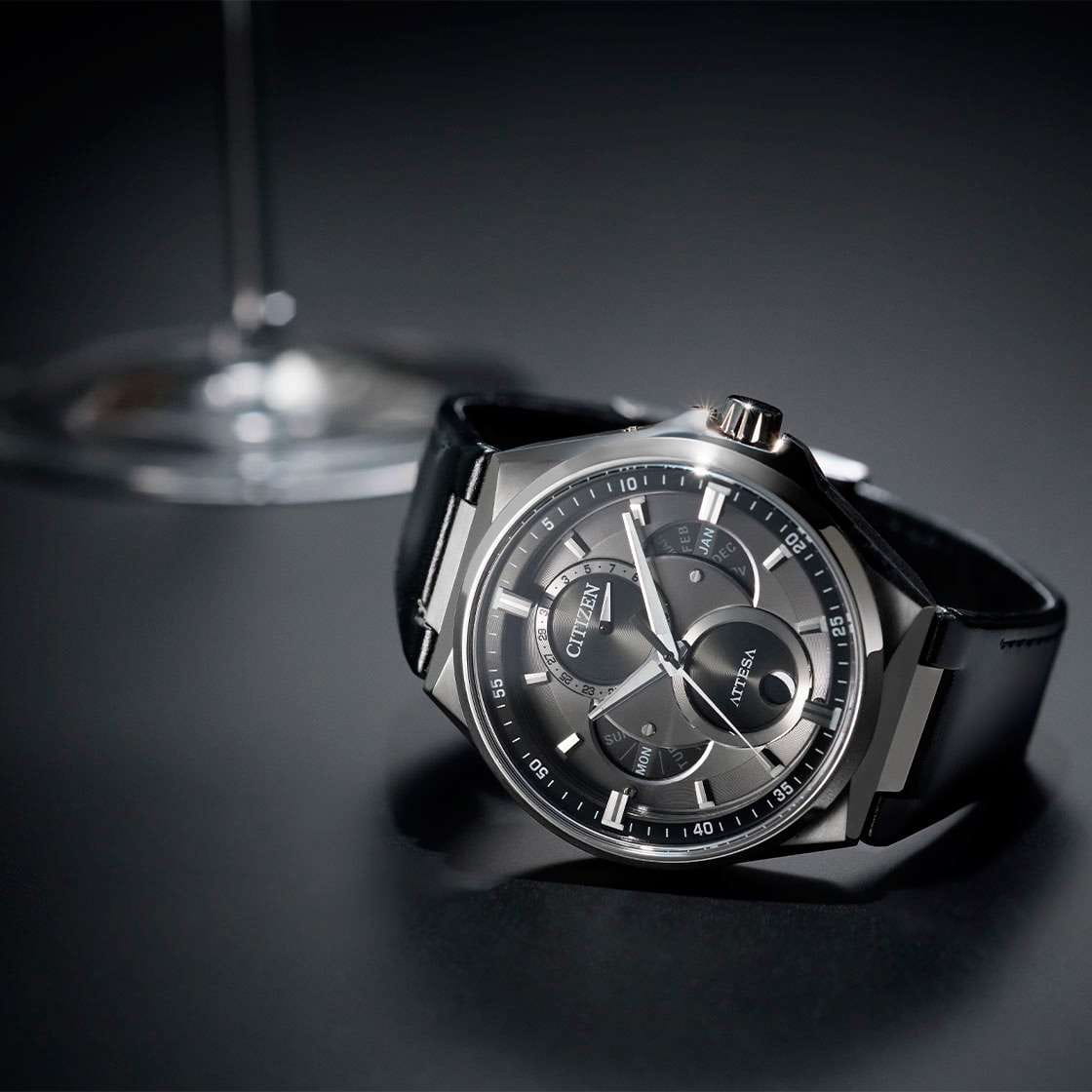 Citizen BU0060-09H мужские часы застежка крупным планом