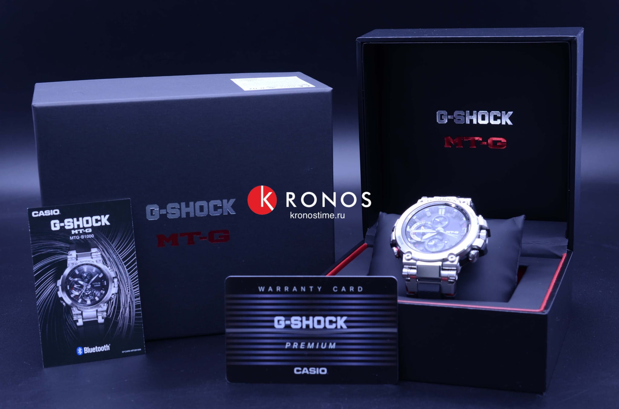 Casio Casio G-Shock Premium MTG-B1000-1A спортивные наручные часы, вид спереди