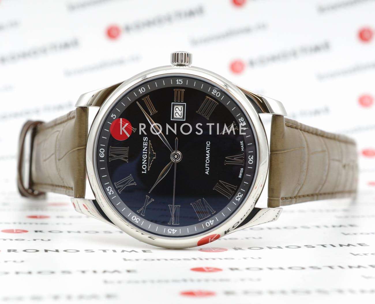 Longines Longines Master Collection L2.893.4.59.2 , наручные мужские часы фото под углом