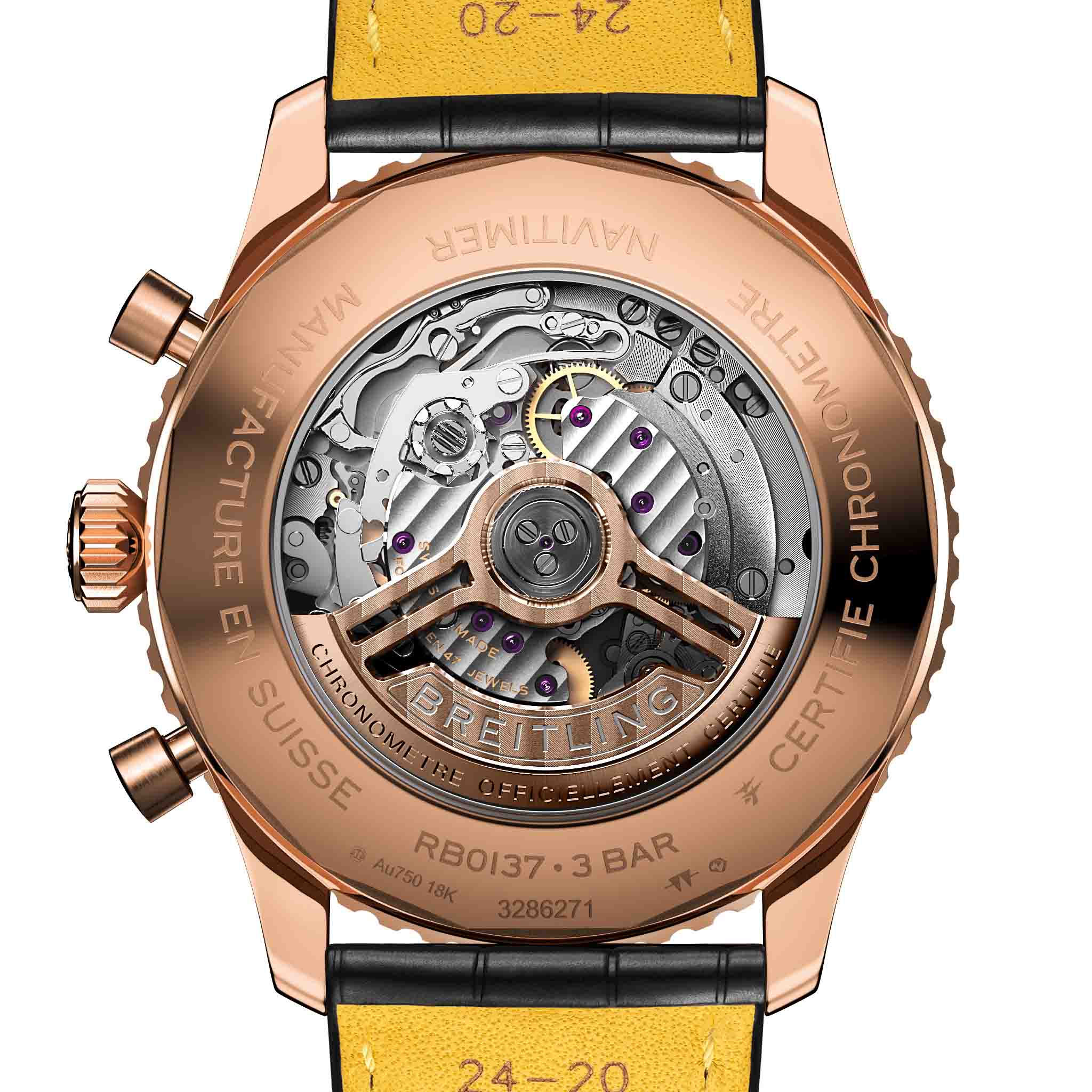 Breitling Breitling Navitimer B01 Chronograph 46 RB0137241G1P1 , наручные мужские часы фото под углом