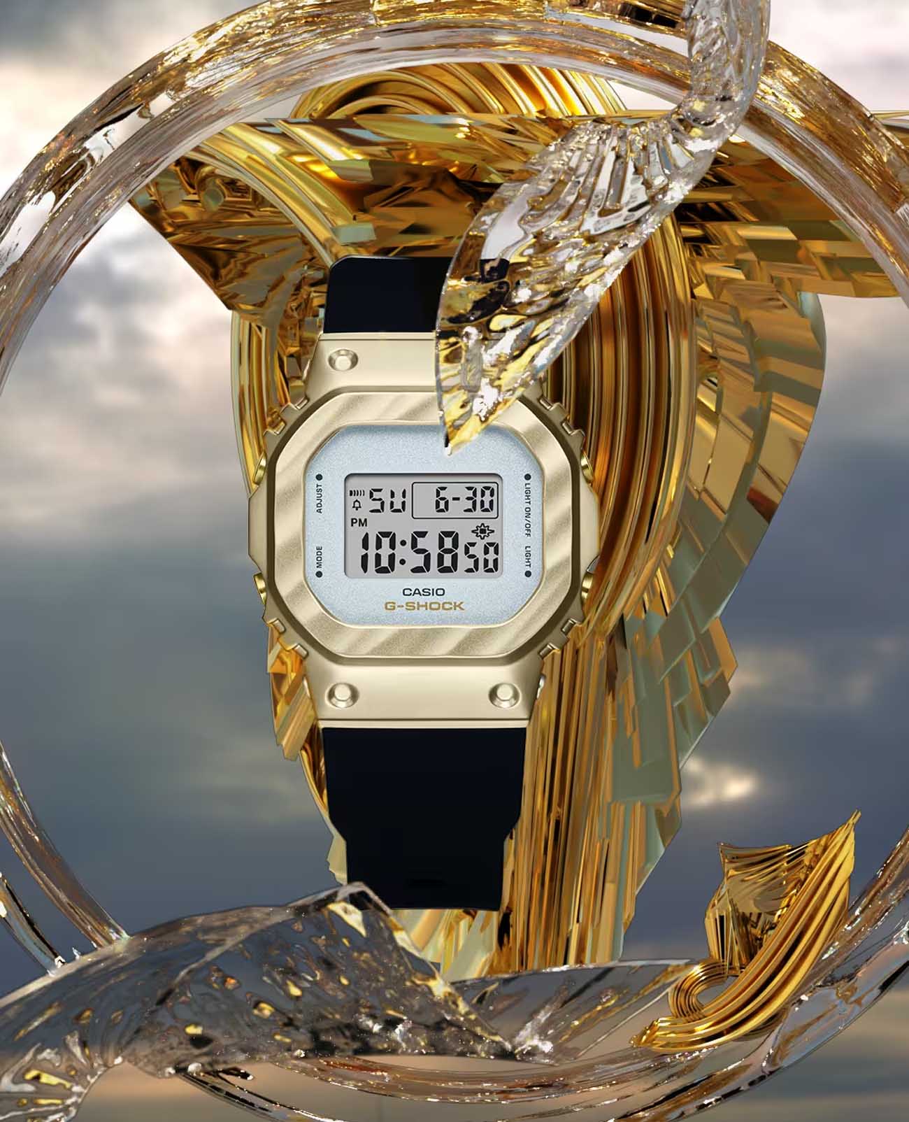 Casio Casio G-Shock GM-S5600BC-1DR (GM-S5600BC-1) GM - задняя крышка пластик корпуса, япония часы