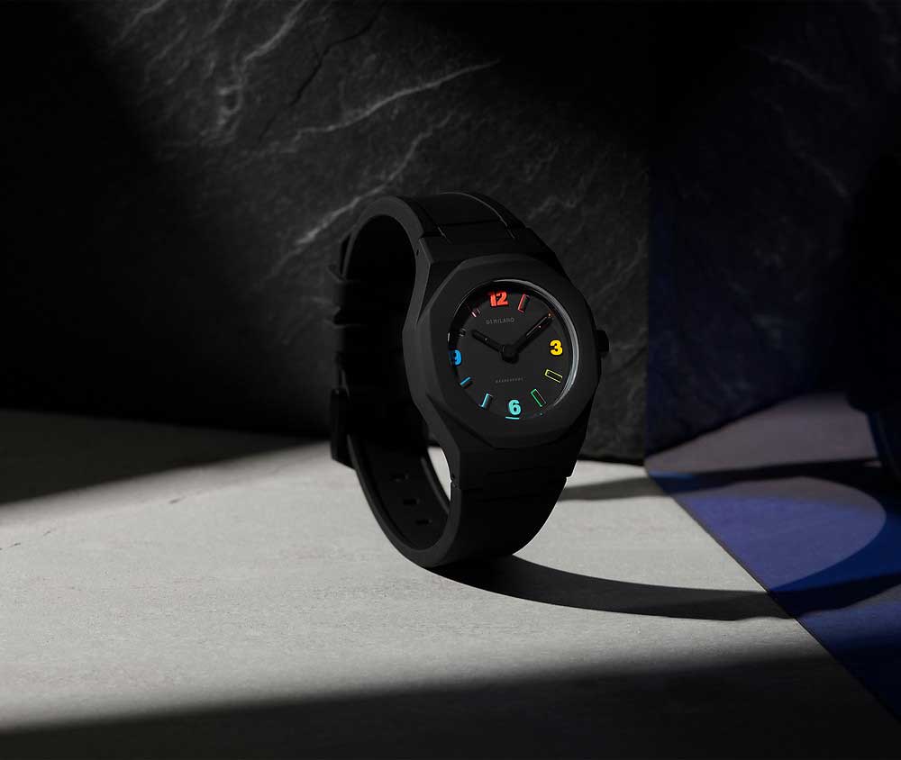 D1 Milano D1 Milano Nanochrome NCRJ03  - задняя крышка резина корпуса, италия часы