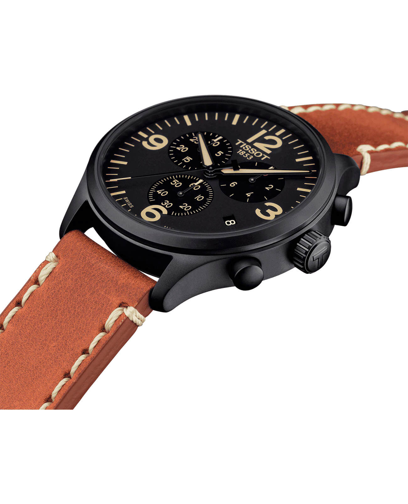 Оригинальные часы Tissot Tissot Chrono XL T116.617.36.057.00 кварцевые калибр механизма eta g10.212 общий вид