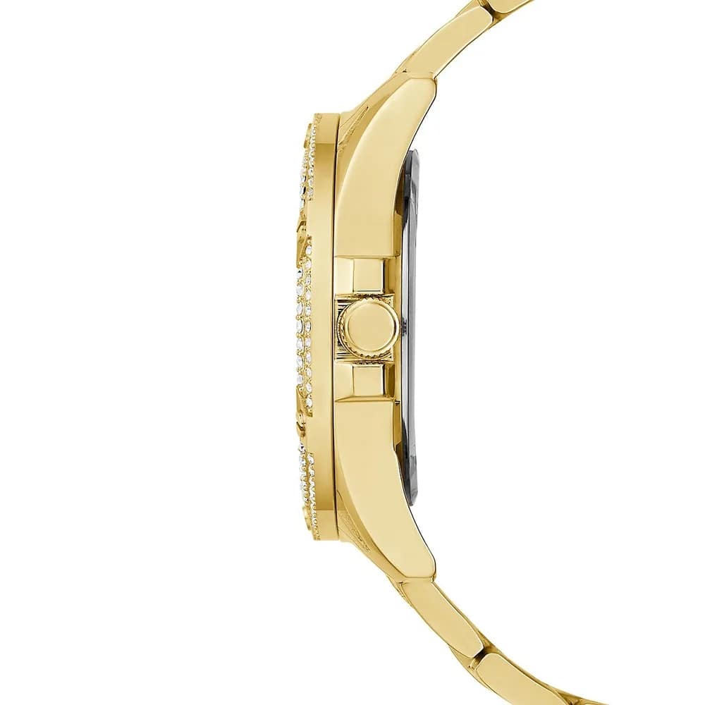 Guess Guess Queen GW0464L2 кварцевые женские часы часы крупный план золотой циферблата