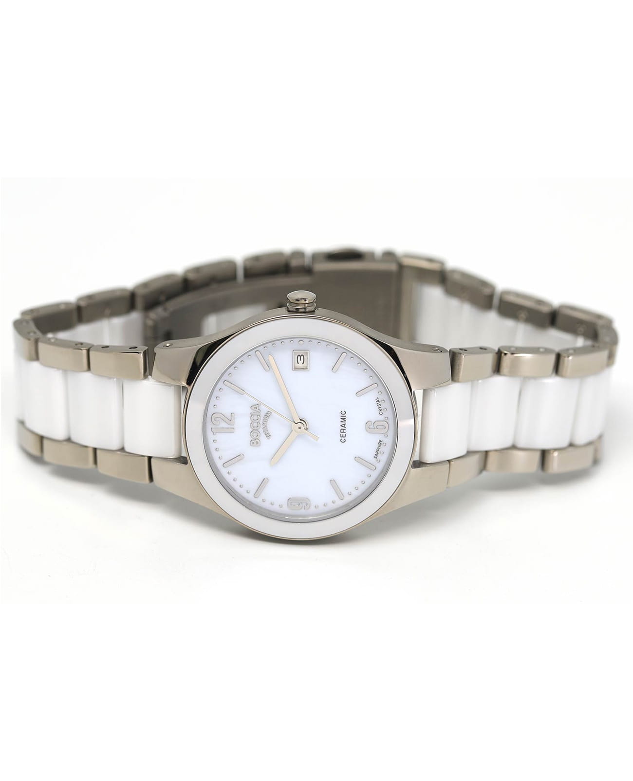 Boccia Titanium Boccia Titanium Circle-Oval 3189-01 , наручные женские часы фото под углом