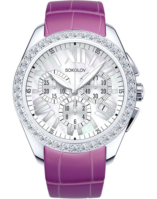 Sokolov 149.30.00.001.07.03.2 , наручные женские часы фото под углом