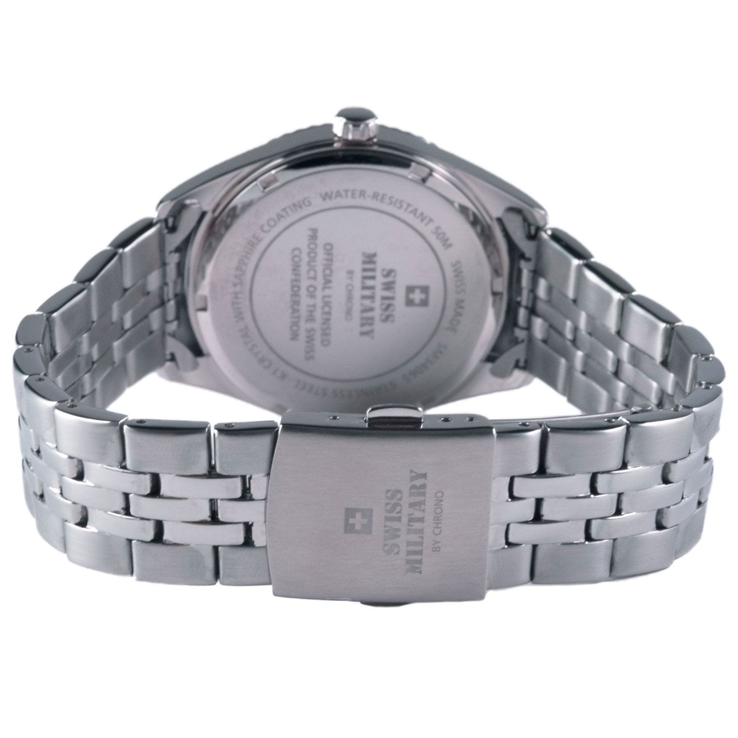 Swiss Military by Chrono Swiss Military by Chrono Сверхточные SM34065.03  — детали корпуса и нержавеющая сталь