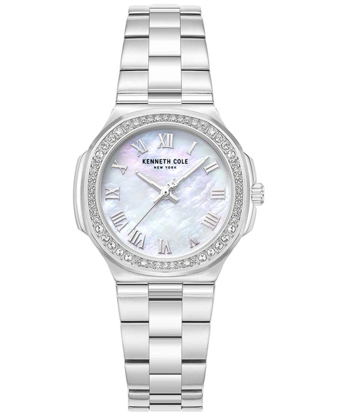 Kenneth Cole Kenneth Cole Modern Classic KCWLG0088701  KCWLG0088701 кварцевые женские часы перламутровый циферблат, браслет нержавеющая сталь — вид спереди