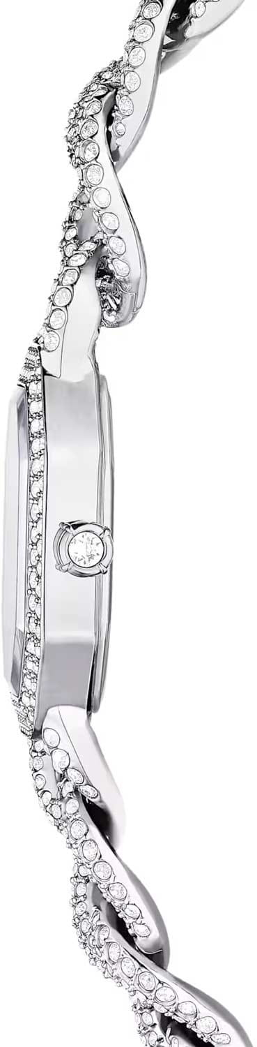 Swarovski Swarovski Dextera Chain 5668899 кварцевые женские часы часы крупный план серебристый циферблата