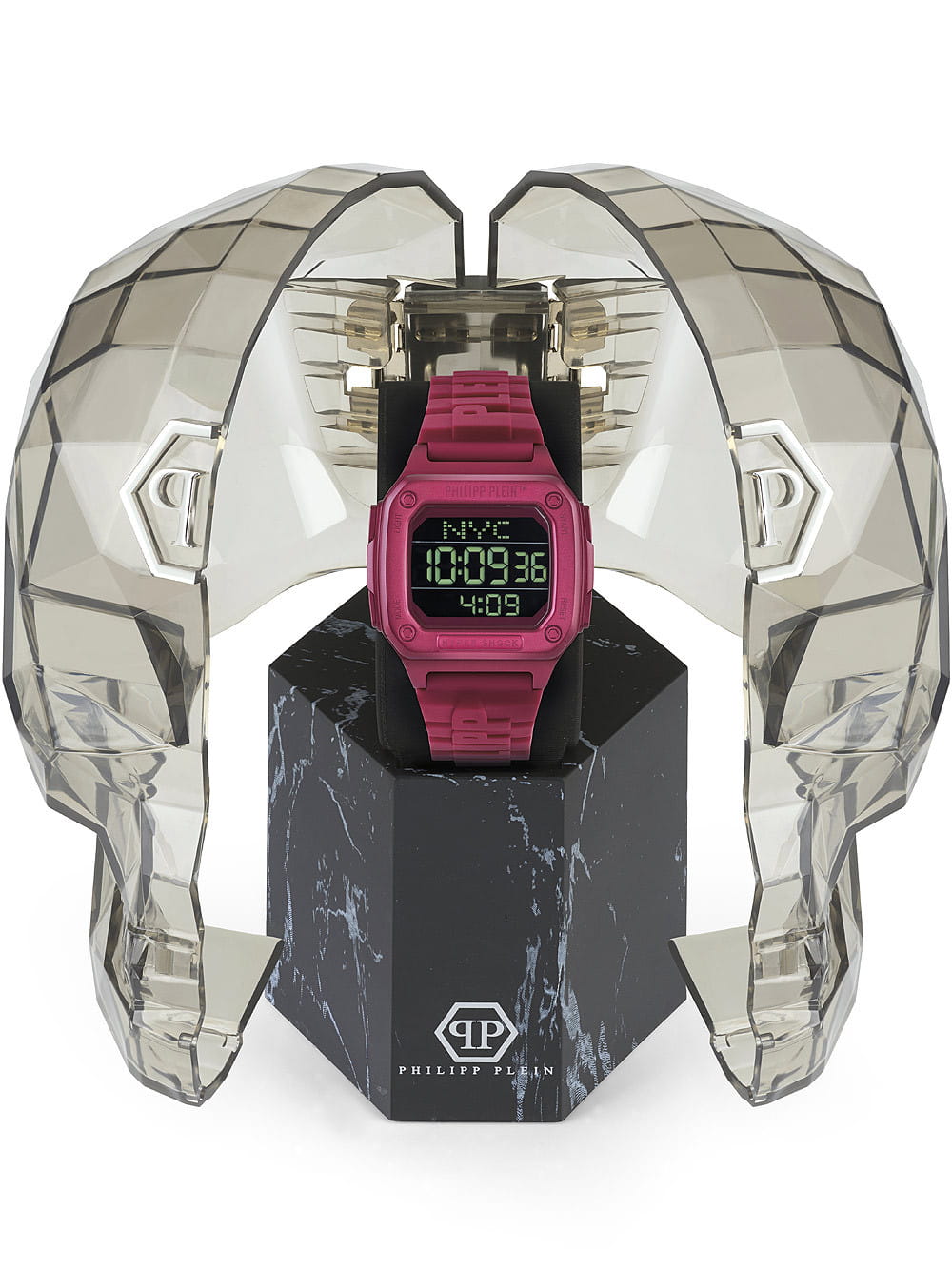 Philipp Plein Philipp Plein  Hyper Shock PWHAA0121 женские часы черный циферблат на запястье