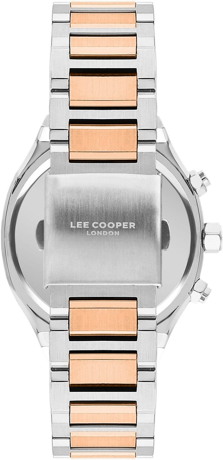 Lee Cooper Lee Cooper LC07959.540,  англия мужские часы на браслете нержавеющая сталь с ip-покрытием боковой вид