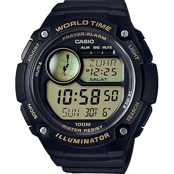 Casio Casio Collection CPA-100-9A  CPA-100-9A автокварц (кинетик) мужские часы  циферблат, браслет пластик — вид спереди