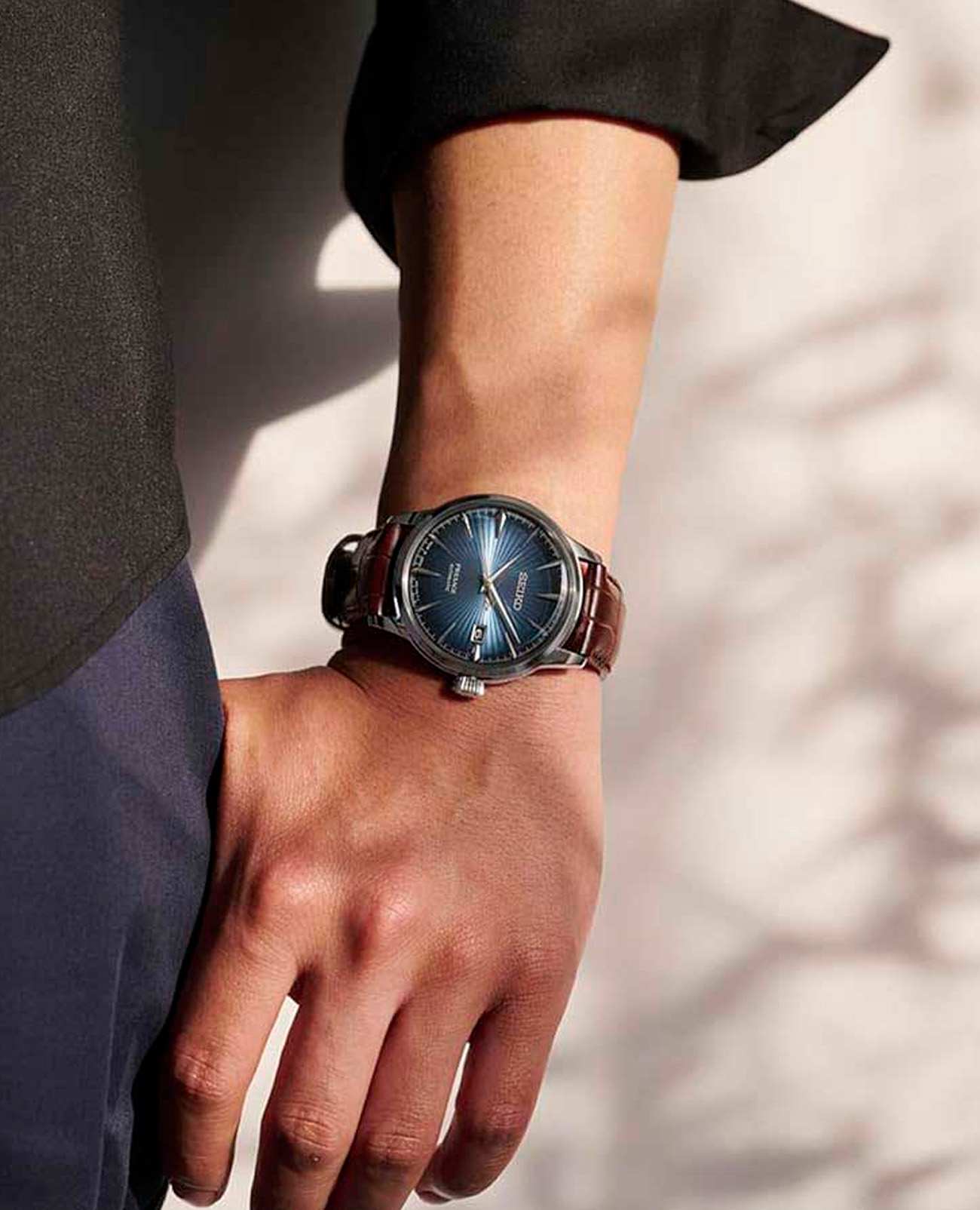 Seiko Seiko Presage SRPK15J1  - задняя крышка металл сталь корпуса, япония часы