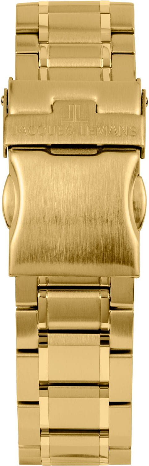 Jacques Lemans Jacques Lemans Liverpool 1-2141J мужские часы черный циферблат на запястье