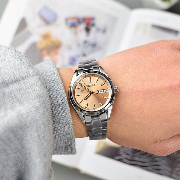 Seiko Seiko CS Dress SUR351P1, conceptual series dress япония женские часы на браслете нержавеющая сталь боковой вид