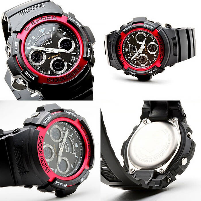 Casio Casio G-Shock AW-591-4A мужские часы черный циферблат на запястье