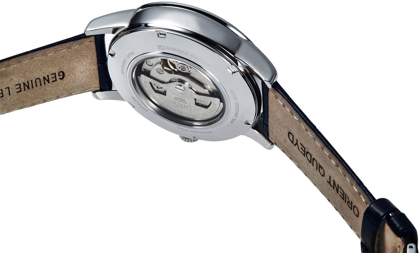 Orient Orient Sun & Moon RA-AK0011D (RN-AK0011D)  — детали корпуса и кожаный